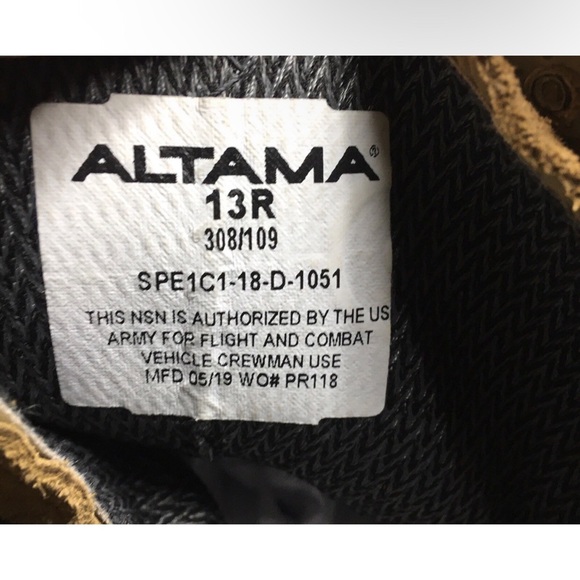 ALTAMA Men’s 13R Temperature Weather Army Combat Boots SPE1C1-18-D1051 main image 4